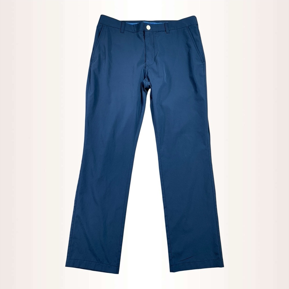 Bonobos Golf Pant Mens 34x29 Blue Tailored Grip Waistband‎ Wicking Stretch